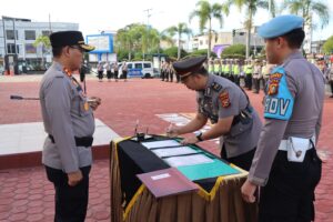 Sertijab Kasat Serse Polres Dumai, dari AKP Aris ke Iptu Bayu