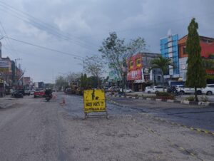 Perbaikan berskala besar Jalan Sudirman Dumai telan anggaran puluhan miliar rupiah