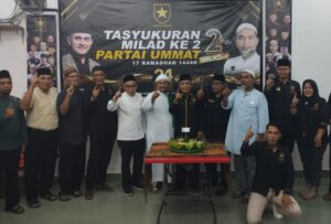 Syukuran Milad ke-2, Partai Ummat Perkenalkan Bacaleg Dumai