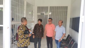 Jelang dimulai sidang tatap muka, Kasidum Kejari Dumai cek ruang tahanan PN