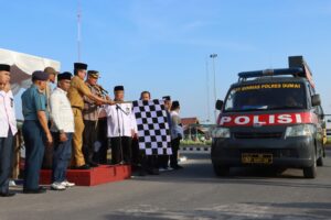 Kapolres Dumai lepas 103 Mustahik Baznas ikuti Diksar Satpam