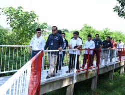 Dibangun Semen Padang, Jembatan Jogging Track Taman Kota Dumai diresmikan