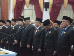 35 DPRD Dumai Resmi Berdinas, Agus Miswandi Ketua Sementara