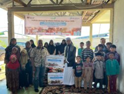 Sambut HUT ke 4, Pelindo Dumai salurkan ratusan paket sembako ke dua panti asuhan