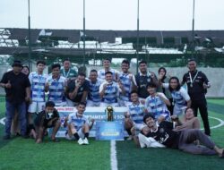 Pelindo Dumai juarai Turnamen Mini Soccer RS Awal Bros Group