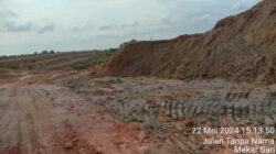 Terpantau sejumlah lokasi Galian C diduga ilegal beroperasi bebas di Dumai