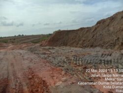 Terpantau sejumlah lokasi Galian C diduga ilegal beroperasi bebas di Dumai