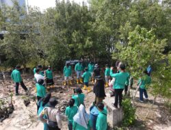 Rayakan HUT ke 58, INSA Dumai tanam ratusan Mangrove di Kawasan Pesisir