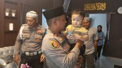 IPTU Apriadi kunjungi keluarga Anggota Polsek Sungai Sembilan Dumai yang wafat