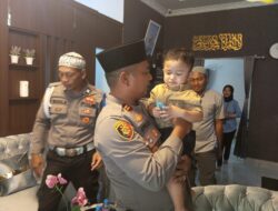IPTU Apriadi kunjungi keluarga Anggota Polsek Sungai Sembilan Dumai yang wafat