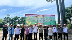 Perkuat ketahanan pangan, Polres Dumai ikuti penanaman jagung serentak dan resmikan gudang pangan