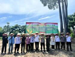 Perkuat ketahanan pangan, Polres Dumai ikuti penanaman jagung serentak dan resmikan gudang pangan