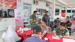Peringati HUT Humas Polri ke 74, Donor darah Polres Dumai sumbang 17 kantong