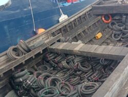 Patroli BC gagalkan penyelundupan 3.750 Pcs ban bekas ke Rohil