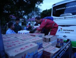 Kilang Pertamina Dumai kirim Relawan dan bantuan logistik bencana Pangkalan Brandan Sumut