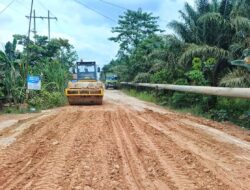 Jalan rusak dan berlubang sepanjang 20 Km di Rohil diperbaiki Pertamina Blok Rokan