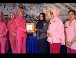 Bhayangkari Dumai Peduli sebar bingkisan dan semangati personel kawal Pos Nataru