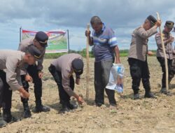 Awali Tahun 2026 ini, Polsek Sei9 Dumai langsung tancap gas Program Ketahanan Pangan Prabowo