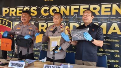 Resnarkoba Polres Dumai tangkap N simpan puluhan paket sabu senilai Rp1,5 miliar
