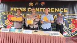 Polres Dumai tangkap dua kurir sabu 1 kilogram di Perkebunan Sawit