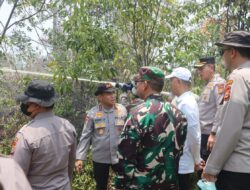 Kapolda Riau ke lokasi Karhutla Dumai dan perintahkan kesiapsiagaan akan potensi bencana ekologis
