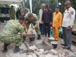 Pangdam Tuanku Tambusai resmikan peletakkan batu pertama pembangunan Jembatan Garuda di Wilayah Kodim Dumai