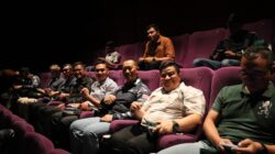 Danlanal Dumai nobar peluncuran Film The Hostages Hero produksi Mabesal di Citimall Bioskop XXI