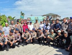 Polres Dumai awali renovasi Jembatan Merah Putih di Kelurahan Bumi Ayu dengan doa bersama