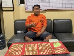 Kantongi 500 butir ekstasi, MN diciduk Buser Narkoba Polres Dumai di perkebunan sawit