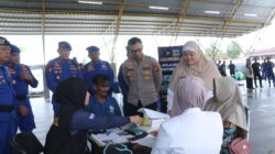 Program Jalur Polres Dumai salurkan sembako dan layanan kesehatan warga di Pesisir Pantai