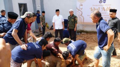 Rutan Dumai sembelih enam ekor hewan kurban Idul Adha tahun ini