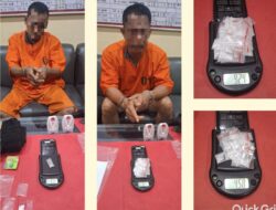 Resnarkoba Polres Dumai tangkap dua pengedar 68 paket kecil sabu dan inex