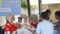 Pelindo Dumai Peduli hadirkan cek kesehatan gratis di Kelurahan Buluh Kasap