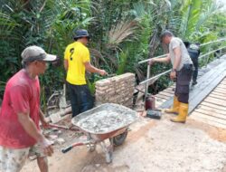 Dua lagi Jembatan Merah Putih Polri di Dumai segera rampung