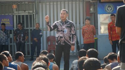 Kepala Rutan Dumai beri arahan dan pengenalan lingkungan ke warga binaan baru