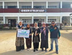 Pelindo Dumai dukung perbaikan lingkungan SDN 017 Buluh Kasap dengan penimbunan tanah
