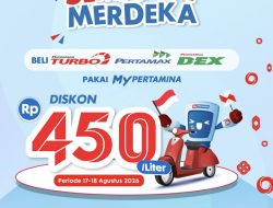 Semarak Merdeka MyPertamina, PPN Sumbagut hadirkan diskon Rp450 per liter