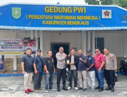 Perkuat Kemitraan Polri dan Pers, Kapolres Bengkalis Sambangi Gedung PWI