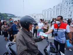 Pertamina Patra Niaga Sumbagut sebar 2.200 masker antisipasi kabut asap di Medan