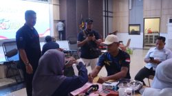 Peringati HUT ke 75 Humas Polri, aksi donor darah Polres Dumai sumbang 20 kantong