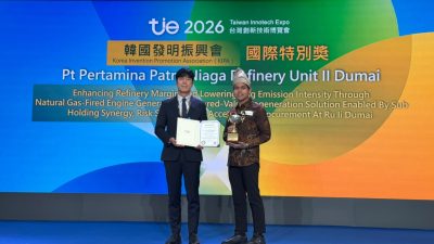 Pertamina Patra Niaga Dumai sabet Silver Award dan Special Award di Taiwan Innotech Expo 2026