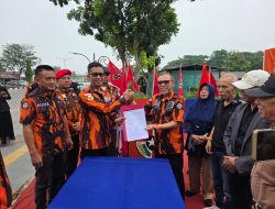 Ketua PP Dumai Abdul Kadir resmikan lahan pembangunan kantor kesekretariatan