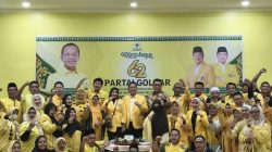 Edwar Randa ditemani Istri pimpin serangkaian kegiatan Peringatan HUT ke 62 Partai Golkar Dumai