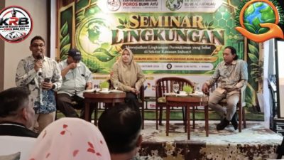 Penggiat media di Dumai Launching KRB Poros Bumi Ayu sekaligus gelar Seminar Pengawasan dan Penegakan Hukum Lingkungan